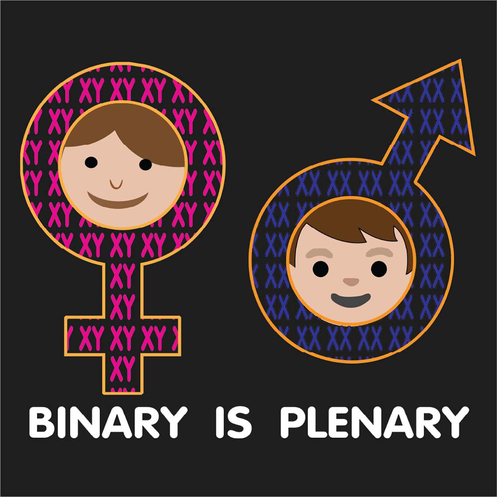 Binary is Plenary Made in USA Unisex t-shirt