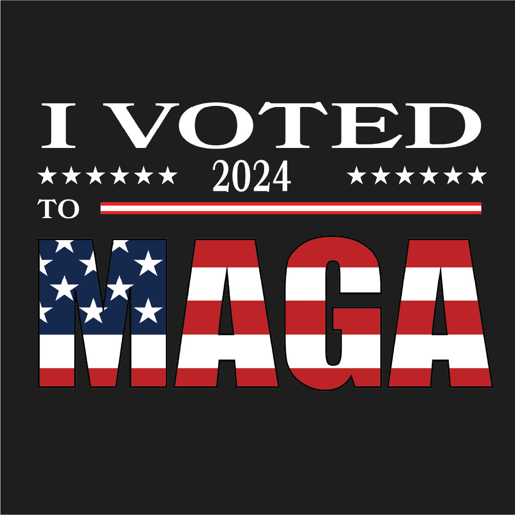 I Voted MAGA Made in the USA Unisex t-shirt