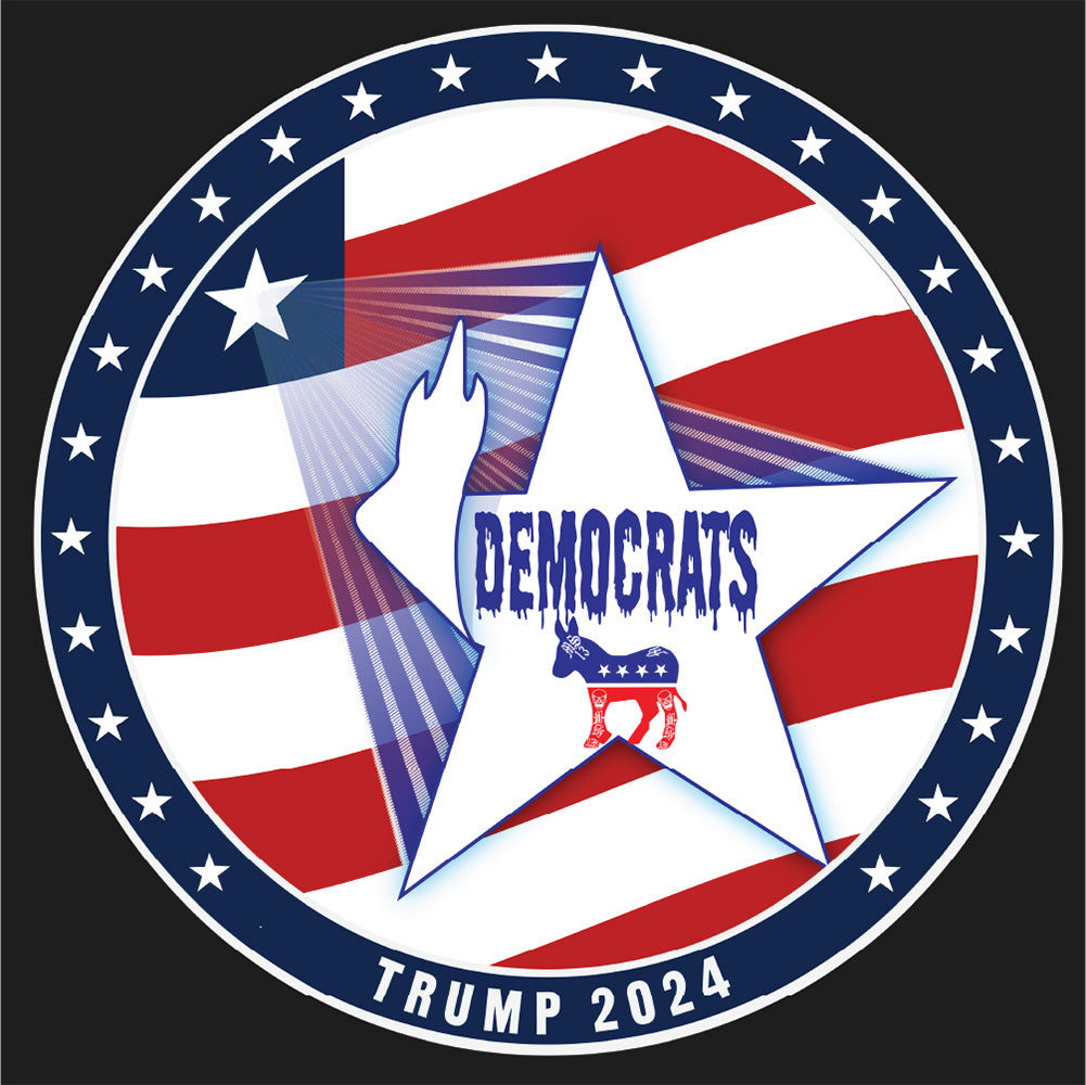 M-13 Democrats Finger - Star, Made in USA Unisex t-shirt