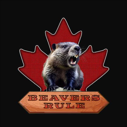 Canadian Beavers Rule   Unisex t-shirt