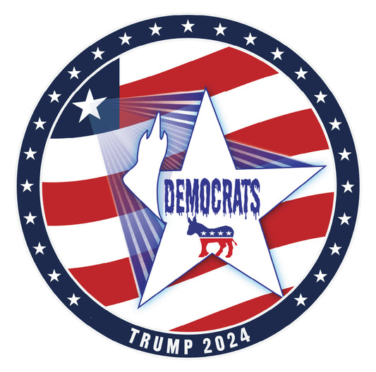 Democrat Finger Star  Made in USA  Unisex t-shirt