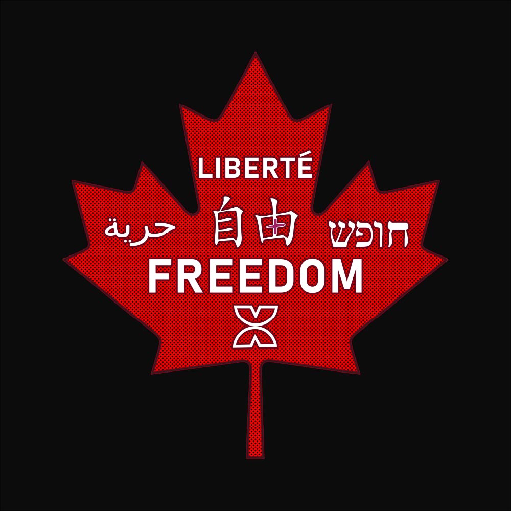 Freedom Maple Leaf  Unisex t-shirt