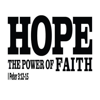 Hope the power of Faith   Made in the USA Unisex t-shirt