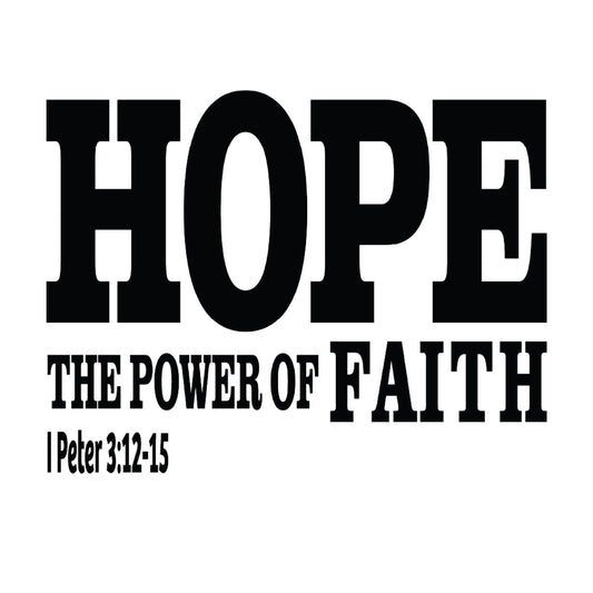Hope the power of Faith   Made in the USA Unisex t-shirt
