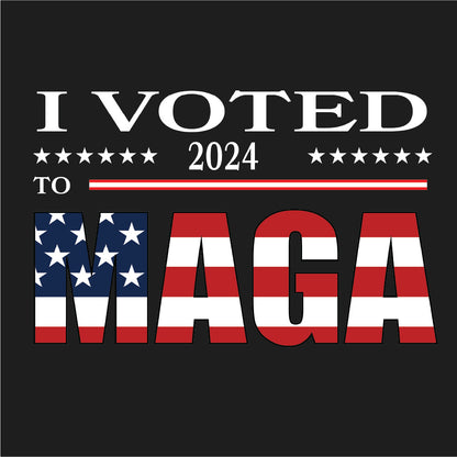 I Voted MAGA  Made in the USA  Unisex t-shirt