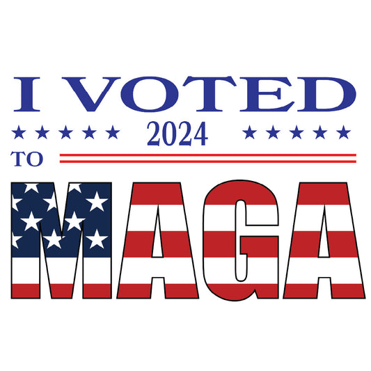 I Voted MAGA  Made in the USA  Unisex t-shirt