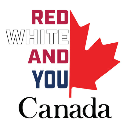 Canadian Red White and You Unisex classic tee