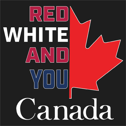 Canadian Red White and You Unisex classic tee